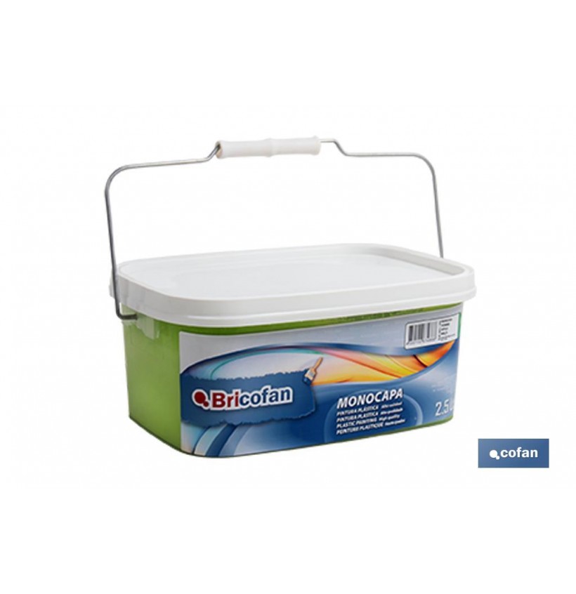 PINTURA PLÁSTICA MONOCAPA Manzana (2,5 LT)