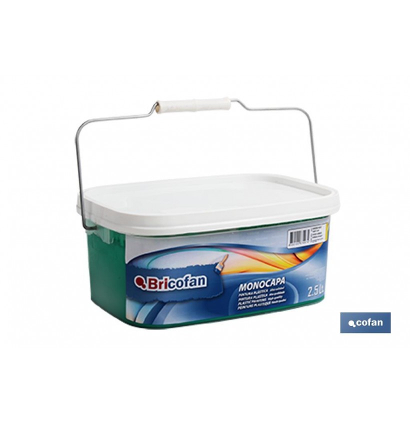 PINTURA PLÁSTICA MONOCAPA Verde Vivo (2,5 LT)