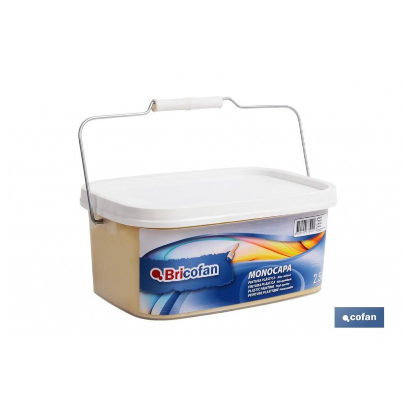 PINTURA PLÁSTICA MONOCAPA Beige (2,5 LT)