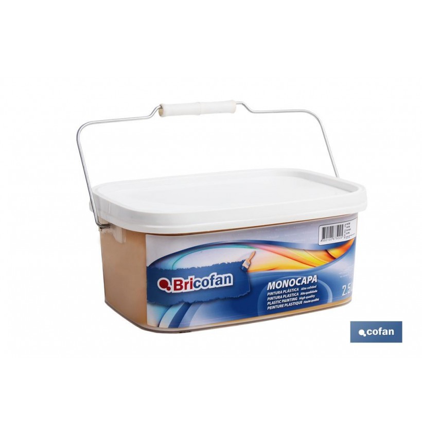 PINTURA PLÁSTICA MONOCAPA Ocre (2,5 LT)