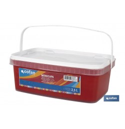 PINTURA PLÁSTICA MONOCAPA Rojo Diablo (2,5 LT)