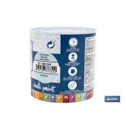 PINTURA A LA TIZA, CHALK PAINT, AZUL CELESTE 250 ML