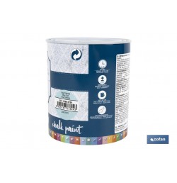 PINTURA A LA TIZA, CHALK PAINT, AZUL CELESTE 750 ML