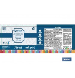 PINTURA A LA TIZA, CHALK PAINT, AZUL CELESTE 750 ML