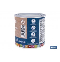 BARNIZ AL AGUA MATE, CHALK VARNISH, 250 ML