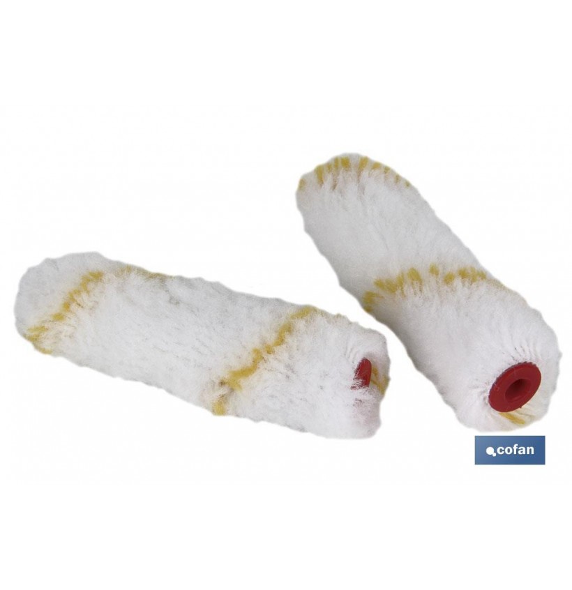 PACK 2 RECAMBIOS MINI RODILLO PAREDES LISAS 11CM