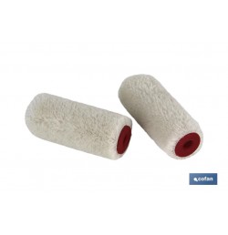 PACK 2 RECAMBIOS MINI RODILLO ESMALTAR/BARNIZAR 11CM