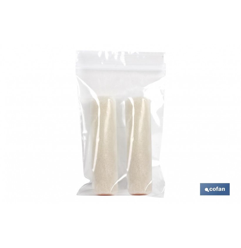PACK 2 RECAMBIOS Rodillos Mini VELOUR 15CM