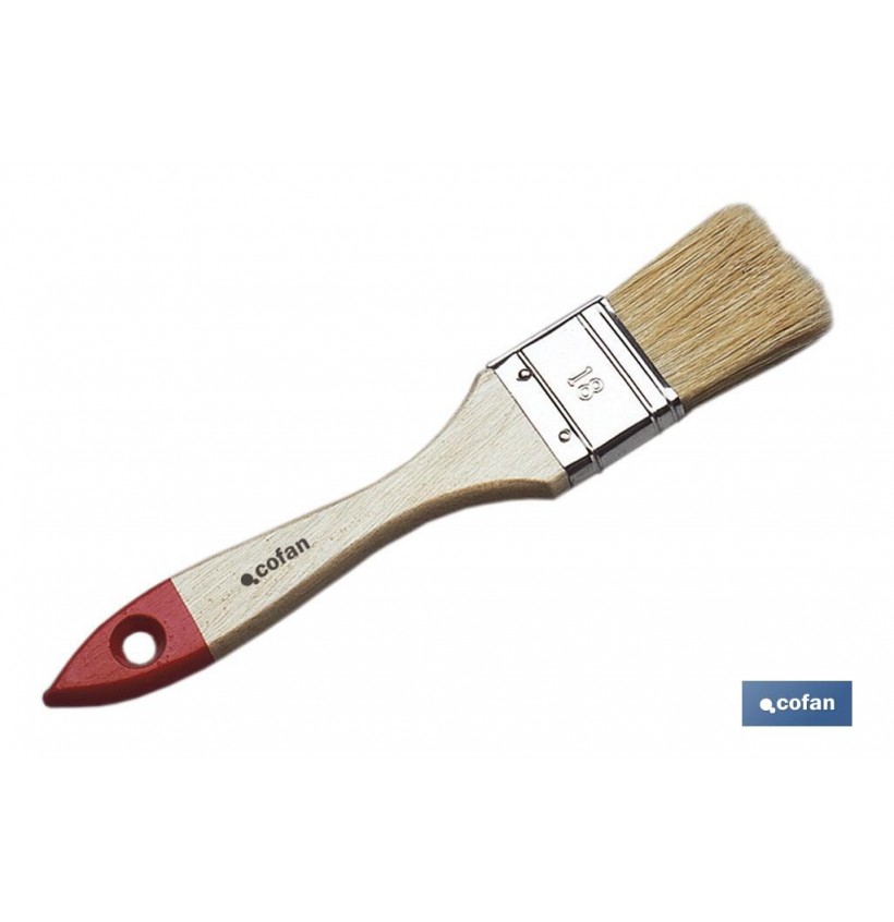 PALETINA TRIPLE 60 MM CON MANGO DE MADERA Nº 30