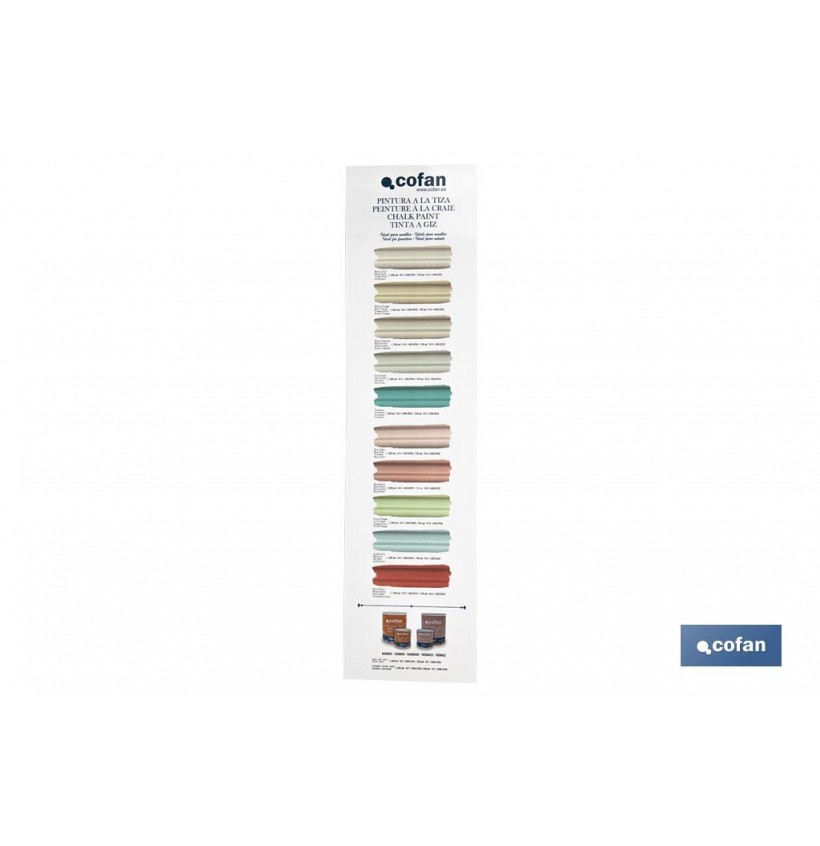 CARTA DE COLORES PINTURA A LA TIZA CHALK PAINT
