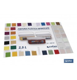 CARTA DE COLORES PINTURA PLASTICA MONOCAPA