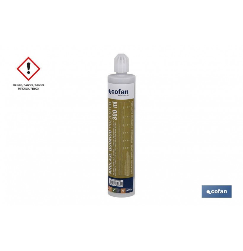 ANCLAJE QUIMICO POLIESTER S/ESTIRENO 300ML