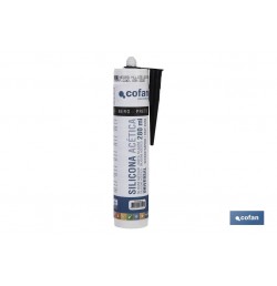 SILICONA ACETICA UNIVERSAL 280ML NEGRO