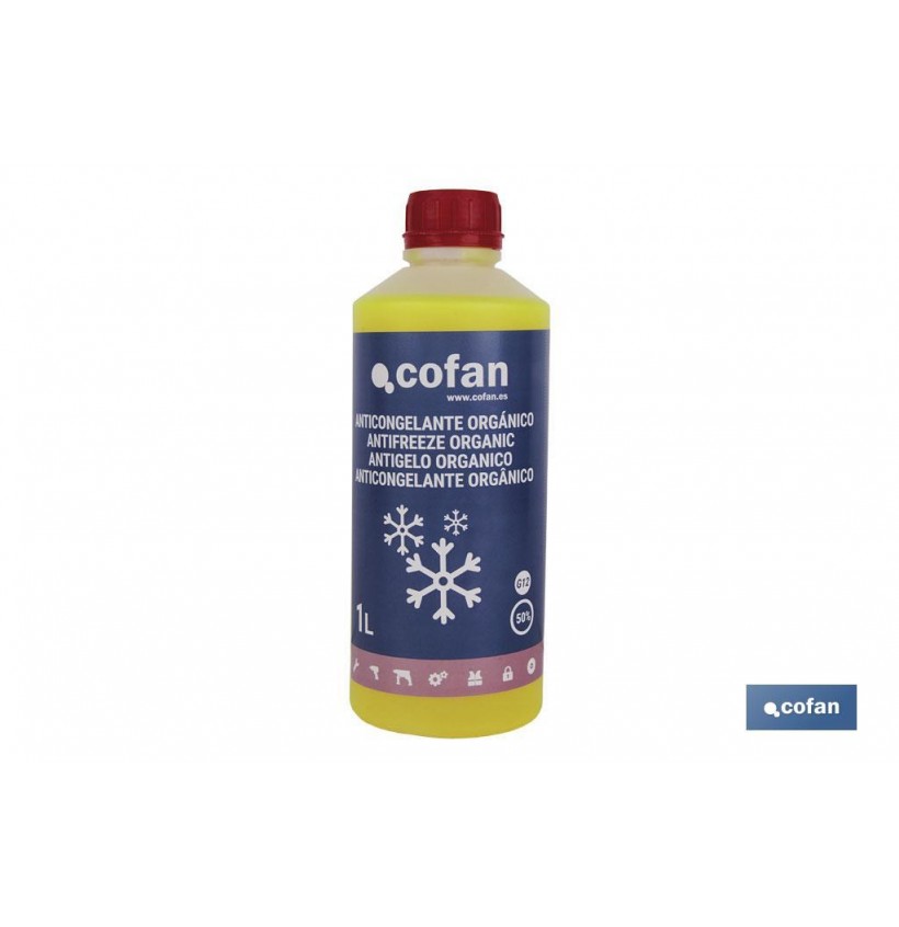 ANTICONGELANTE G-12 50% ORGÁNICO AMARILLO 1 L