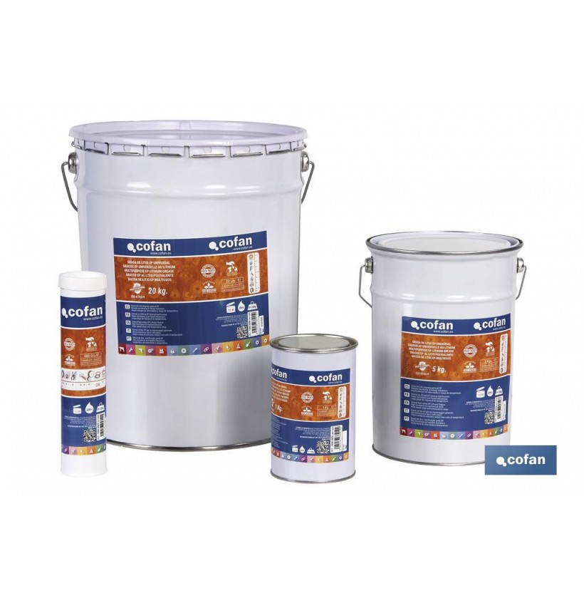 GRASA LITIO ISO 6743/9 EP ENVASE 5 KG