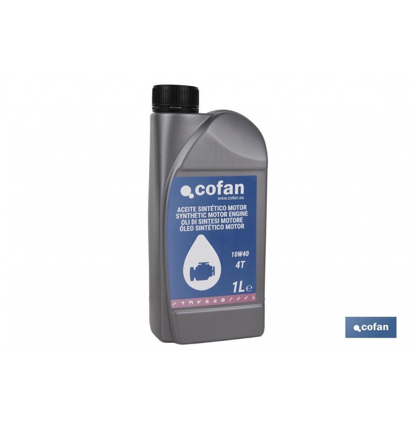 ACEITE SINTETICO 1 Ltr. MOTOR 10W-40 PLUS 4 Tiempos