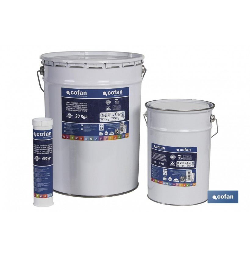 CARTUCHO GRASA AZUL COMPLEJA LITIO 400 GRS