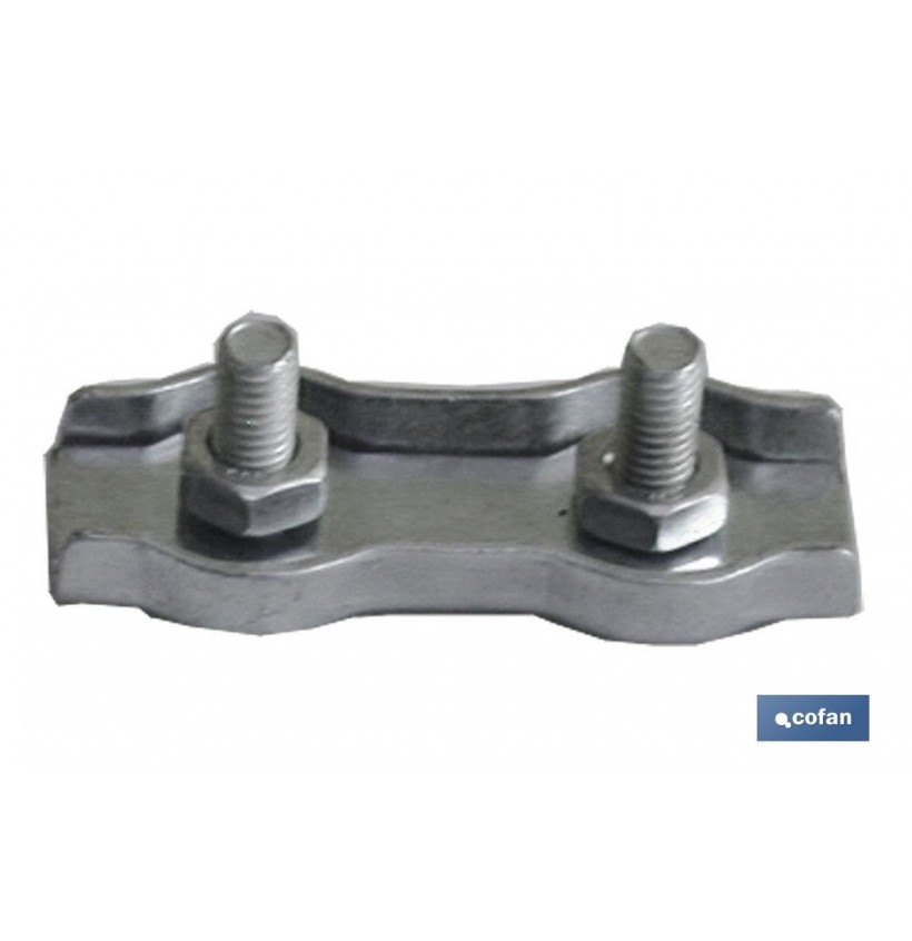 SUJETACABLES PLANOS DOBLE M-4