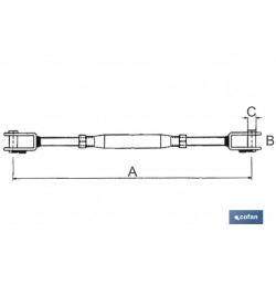 TENSOR HORQ.-HORQ. Z DIN 1480 M-8