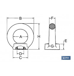 ANILLA ELEVACION HEMBRA DIN 582 M-24 ZN