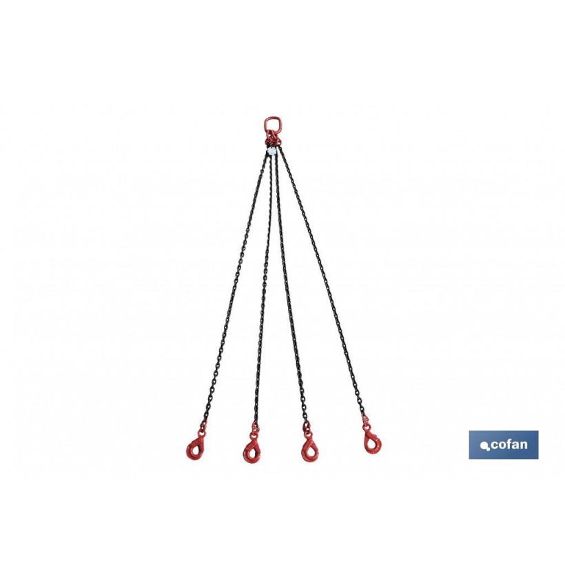PULPO CADENA 8mm. Gº80  4Rx5M