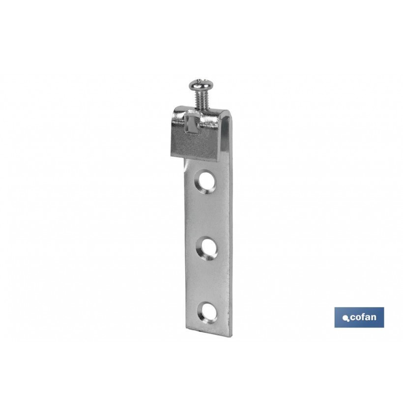 GANCHO COLGADOR ZINCADO CON TORNILLO REGULADOR