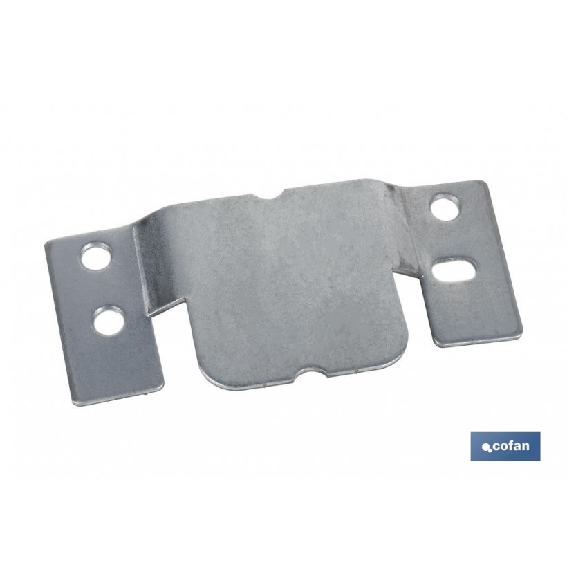 SET 2 UDS CHAPA ANCLAJE ZINCADA 100 X 47 MM VENTA UNITARIA