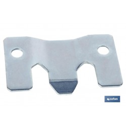 CHAPA ANCLAJE ZINCADA 60 X 35 MM