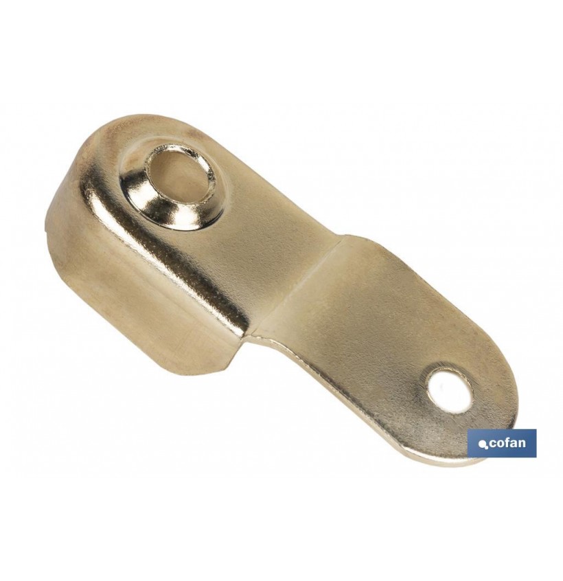 SOPORTE BARRA ARMARIO LATÓN VENTA UNITARIA