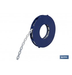 CINTA PERFORADA GALVANIZADA 17 X 0,8 X 10 M