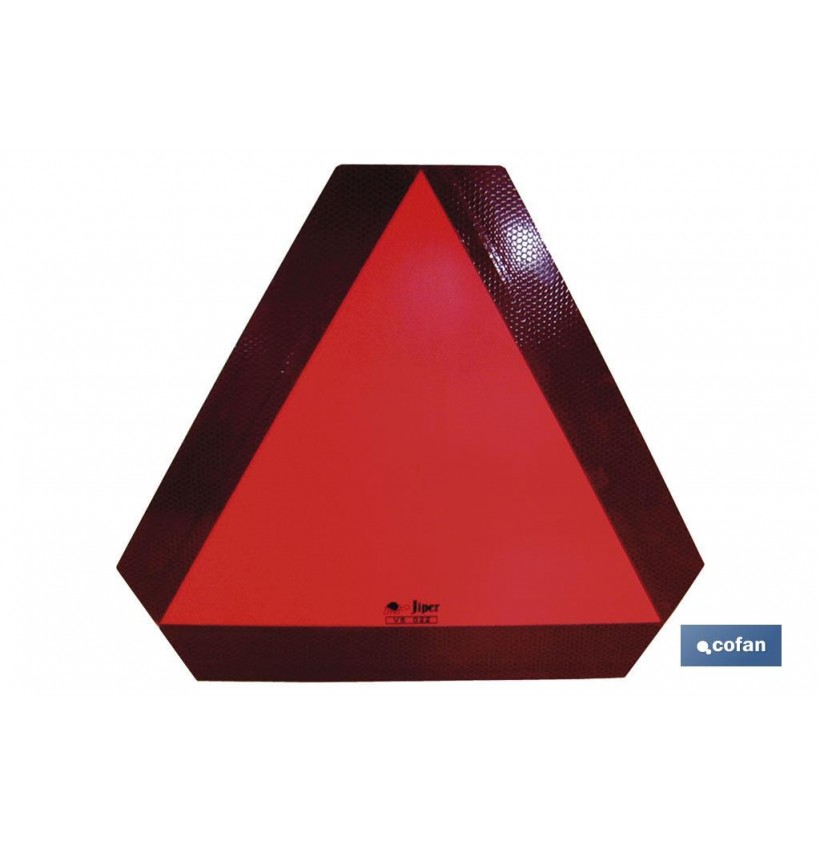 PLACA V-5 PARA VEHICULOS LENTOS