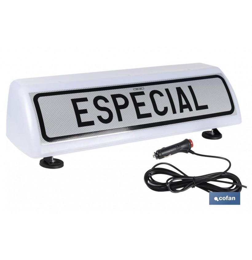 CARTEL AVISADOR ACOMP. VEH. - ESPECIAL V-21