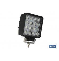 FARO TRABAJO 16 LED 3360Lm 6000K 48W, IP67 (10-30V)