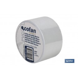 CINTA AISLANTE BLANCA DE 130 MICRAS 50 MM X 33 M