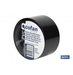 CINTA AISLANTE NEGRA DE 130 MICRAS 50 MM X 33 M