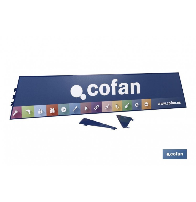 CARTELA CON LOGO COFAN 1000X200 EXPOSITOR RINCÓN