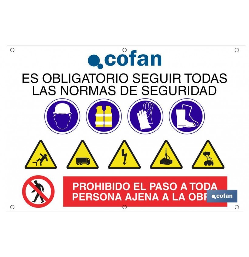 CARTEL OBRA GLASSPACK 1000X700MM