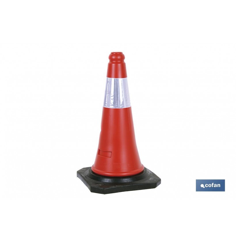 CONO POLIETILENO REFLECTANTE 75 CM 2,5 KG