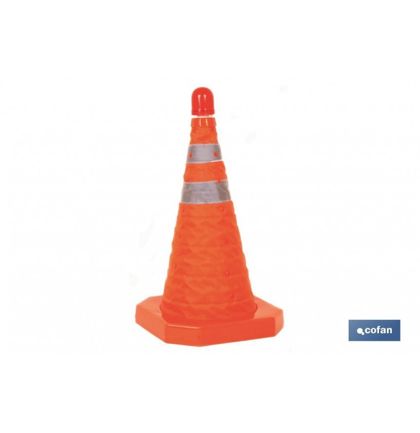CONO PLEGABLE SIN LUZ 40 CM