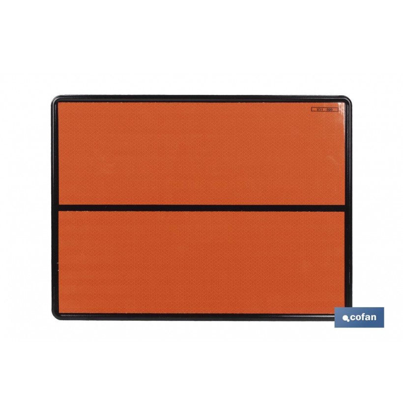 PLACA MERCANCIAS PELIGROSAS PLEGABLE V-11P