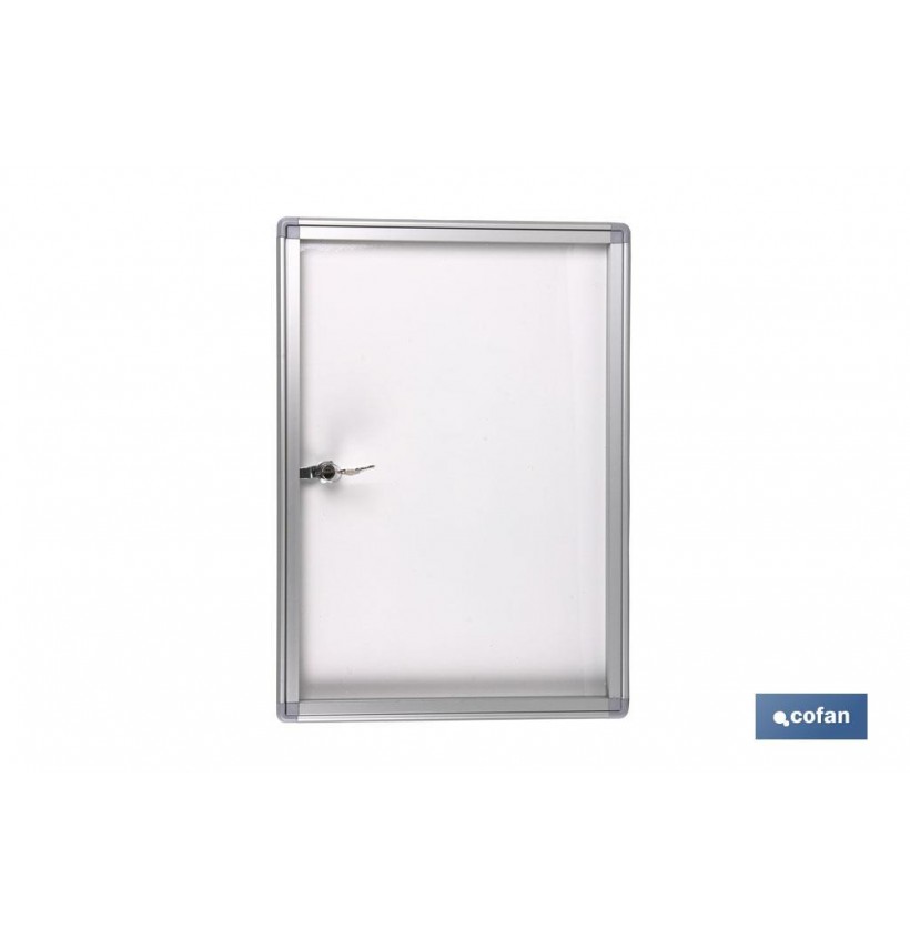VITRINA PARA IMANES CON CIERRE (350X500MM)