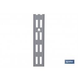PACK 2 CREMALLERAS PARED P/ESTANTERIAS 24X03X1080MM