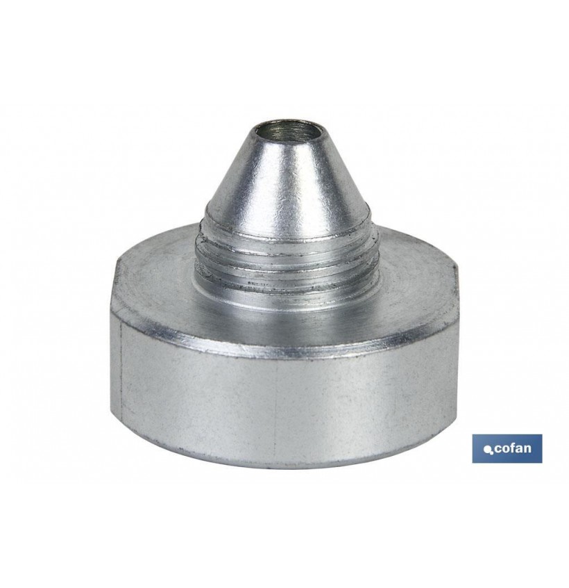 ADAPTADOR CARTUCHO GRASA ROSCA PEQUEÑA A GRANDE