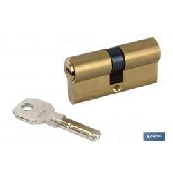 CILINDRO DE SEGURIDAD DE NÍQUEL PARA LLAVE NORMAL 30/30 - LEVA LARGA