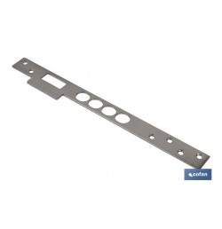 Cerradura Embutir 4 B-Cuadrada+cerradero D85 E50 Níquel (P/Madera)