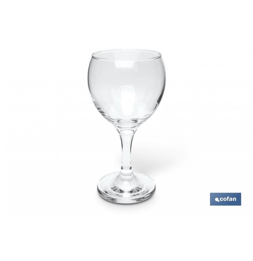 PACK 6UDS COPA VINO TINTO 21 CL MODELO SARBIA