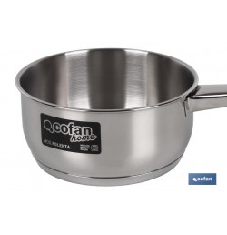 CAZO  MANGO INOX INDU.2.6L MODELO POLENTA  Ø200 MM