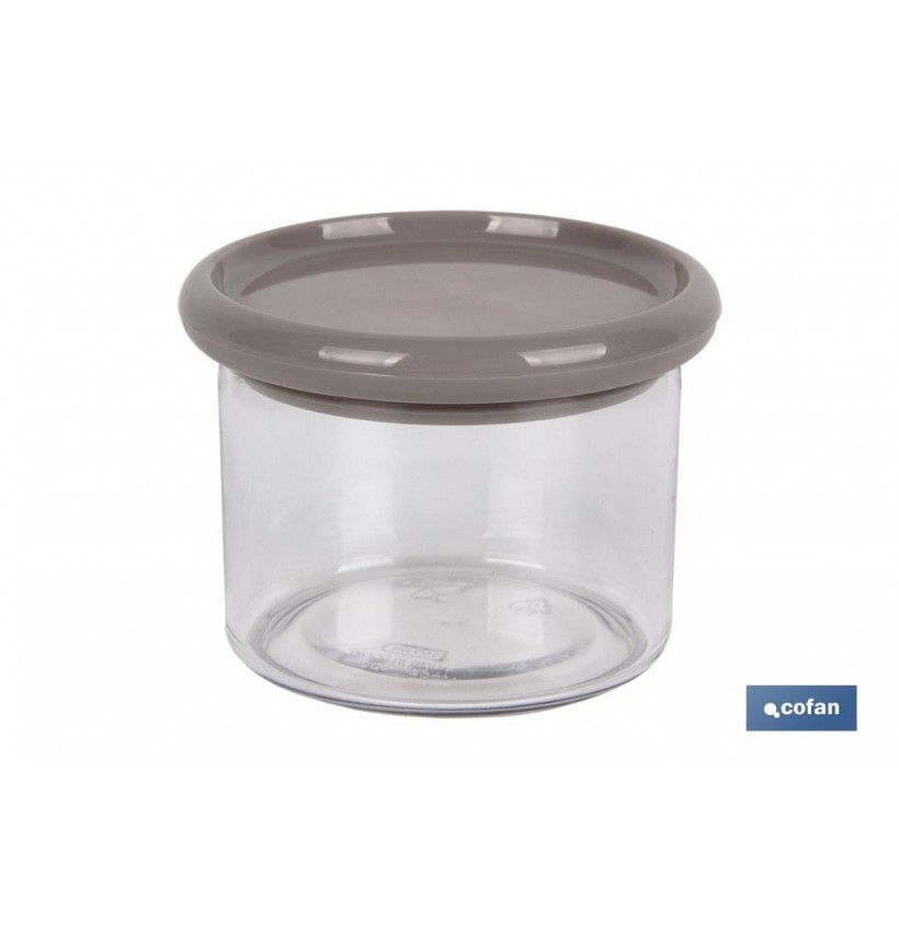 BOTE MULTIUSOS MODELO ALBAHACA COLOR PIEDRA 1L 11X15cm venta unitaria