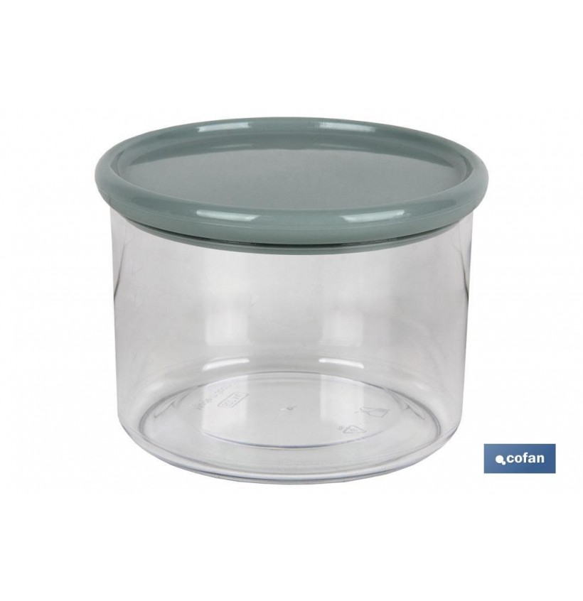 BOTE MULTIUSOS MODELO ALBAHACA VERDE AGUA 500ML 11X8xcm venta unitaria