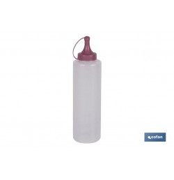 BOTELLA ACEITERA MODELO ALBAHACA  250 ML ROSA PALO 5X20cm venta unitaria